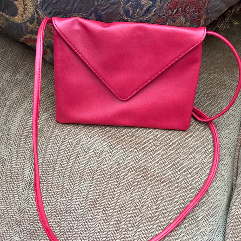 Forever 21 Vibrant Red Crossbody Bag
